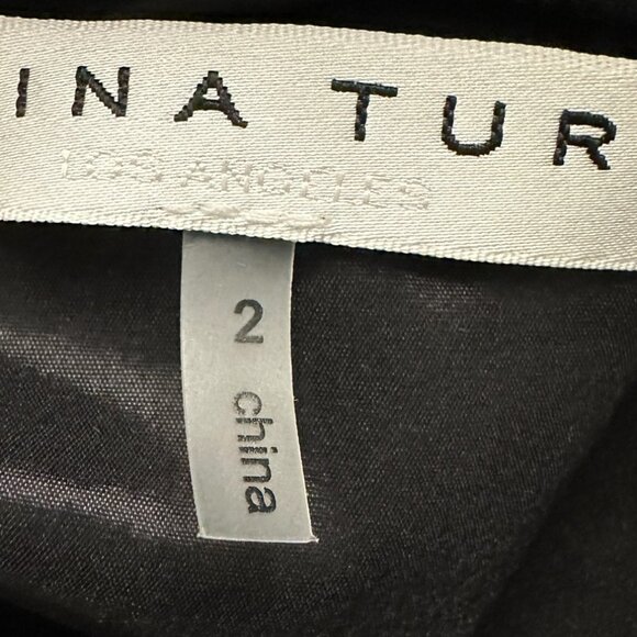 Trina Turk black Yokan leopard print Peter Pan collar mini dress  NWT Size 2 - Picture 9 of 10